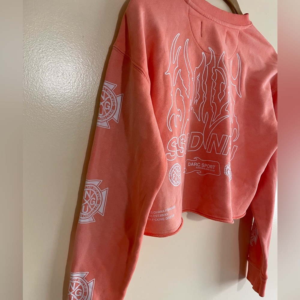 Darc Sport Cropped Crew Neck Sweatshirt